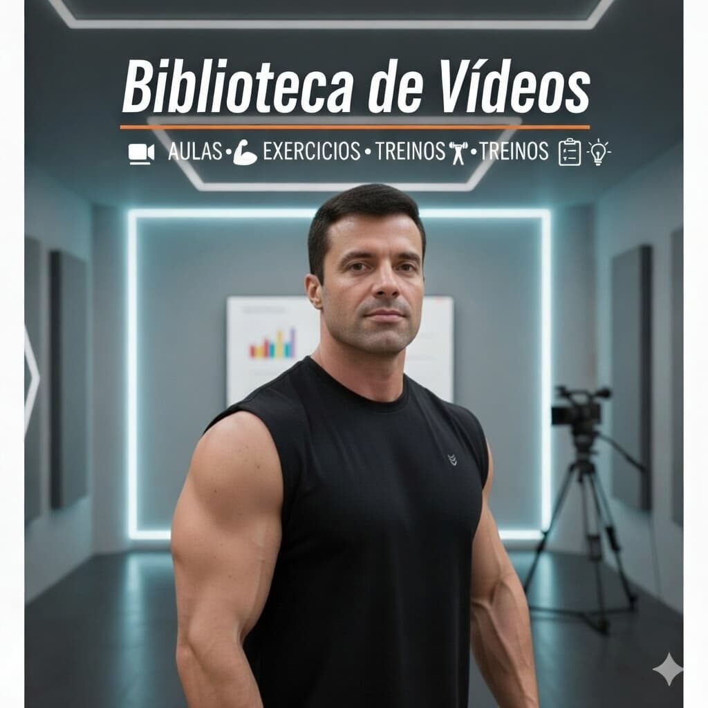 Tela de treino personalizada no Romeu Fit